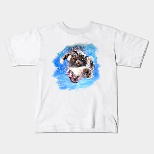 Dog Watercolor Kids T-Shirt